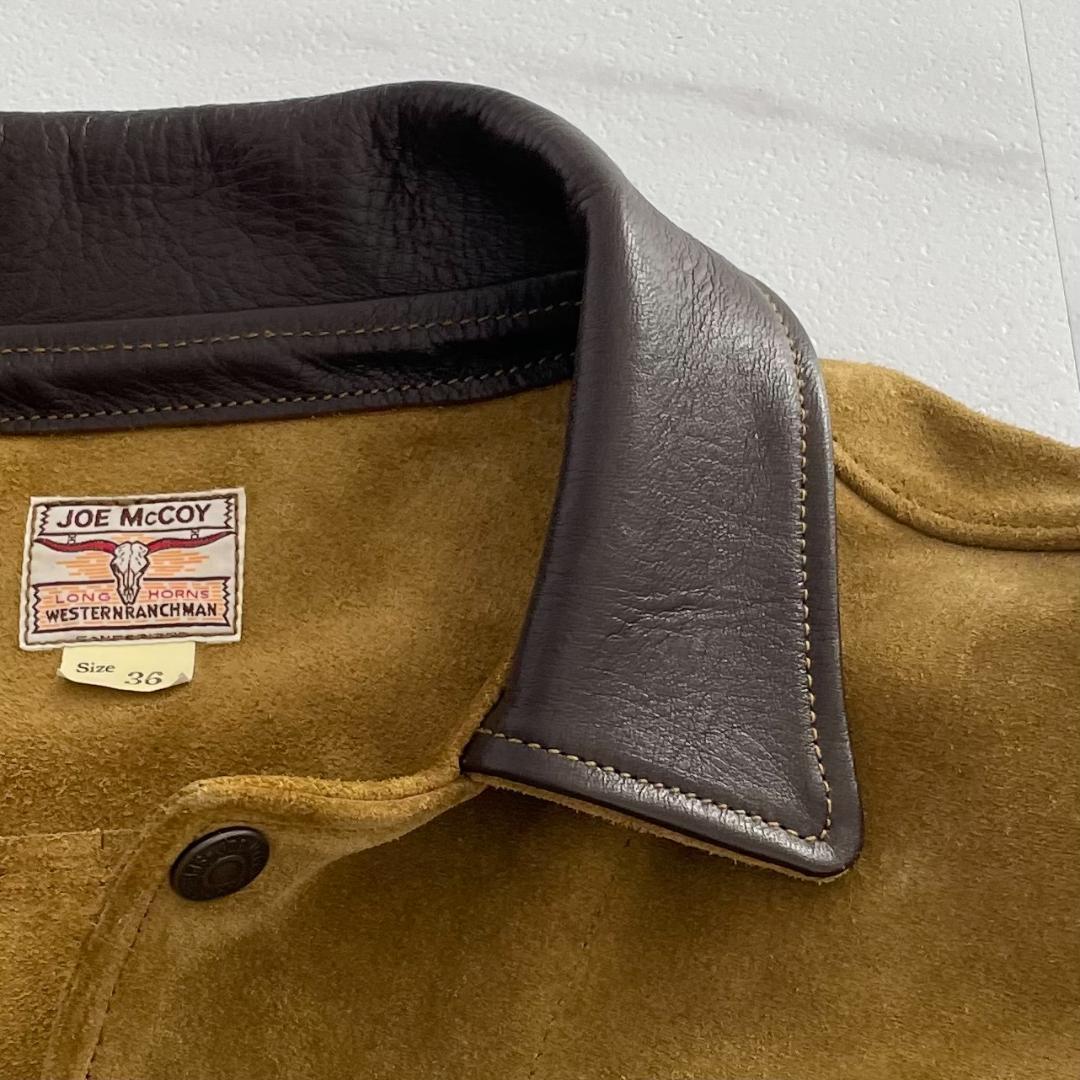 24ss　美品　リアルマッコイズ　ラフアウトレザー　ウエスタンジャケット　タグ付