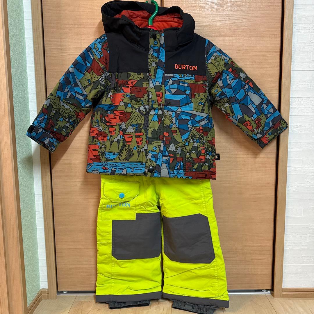 ☆極美品【バートン】上下セット スノーウェア キッズ 子供 2T 90cm