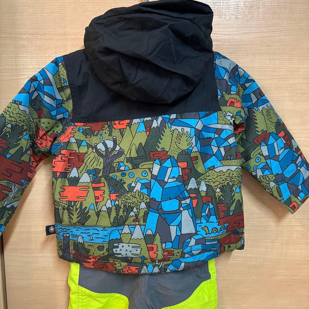 ☆極美品【バートン】上下セット スノーウェア キッズ 子供 2T 90cm