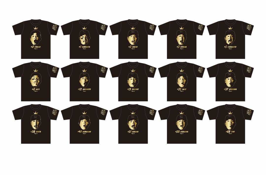 及川雅貴　2025優勝記念シークレット選手顔イラストTシャツ優勝ver