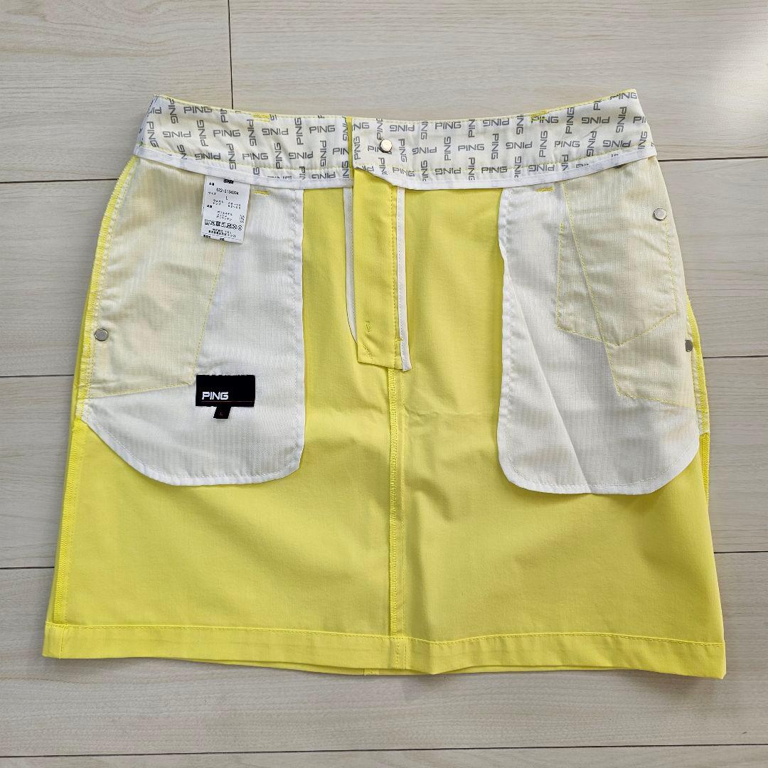 PING レディース【Lサイズ】新品 セットアップ　上下セット シャツ スカート