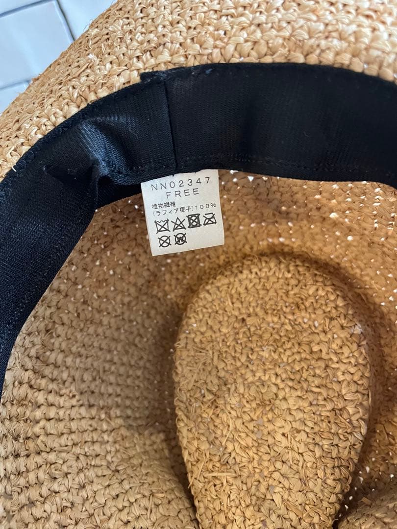 ノースフェイス ラフィアハット Raffia Hat NN02347