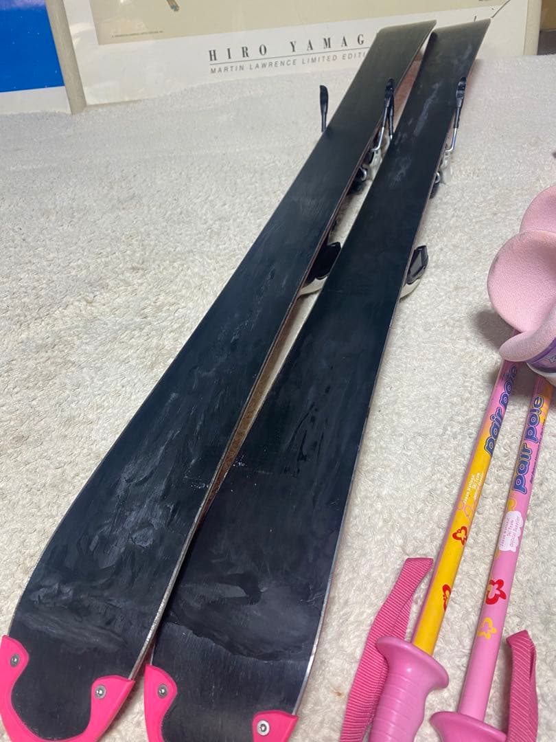 k2 ジュニア112cm ブーツ18cm シナノ85cmスキーセット 中古