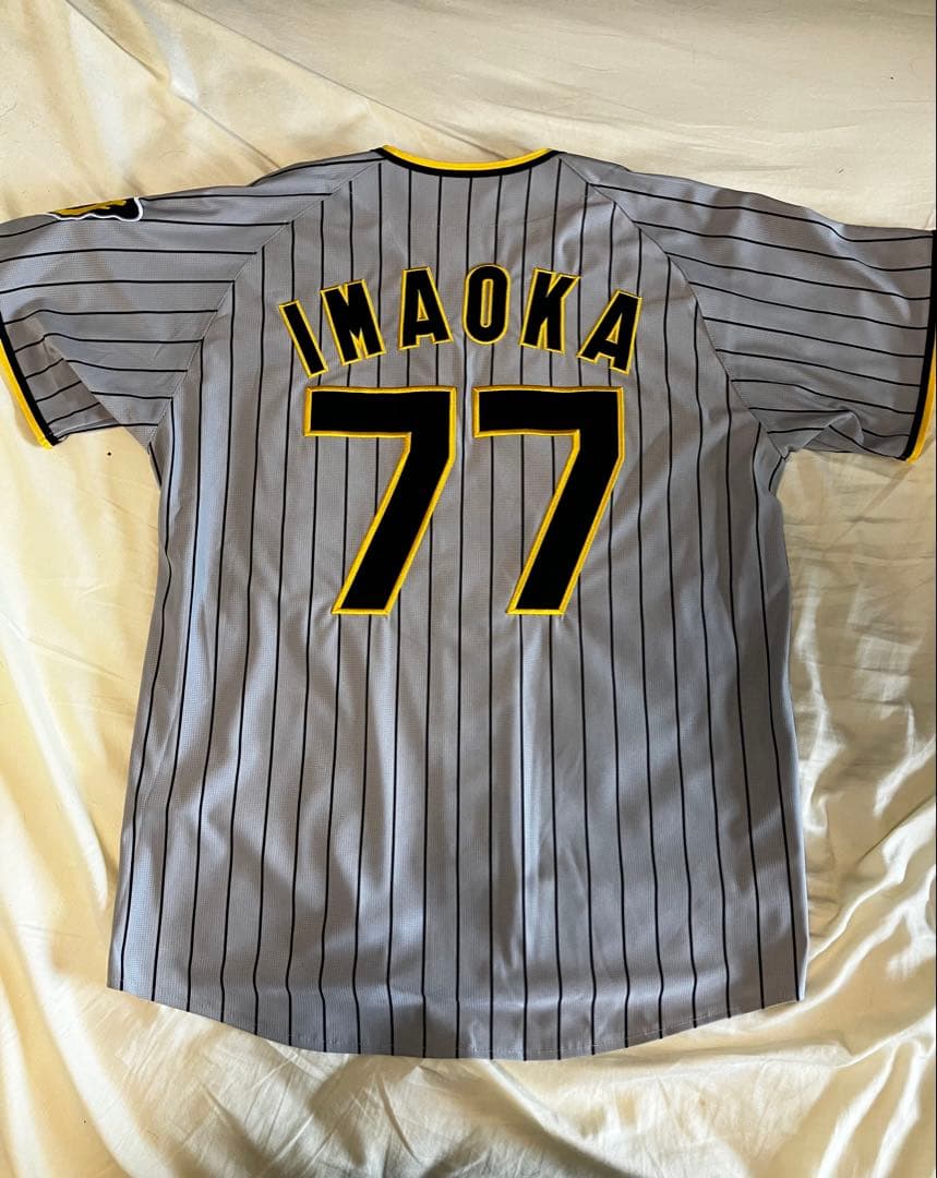 阪神タイガース　今岡真訪コーチ　レプリカユニフォーム　L