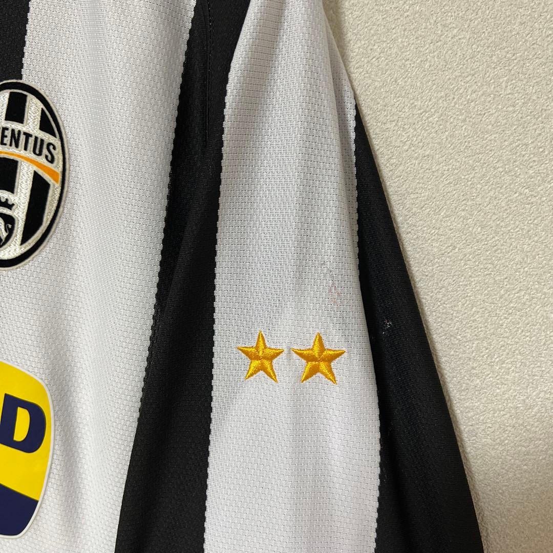 訳アリNIKE ユベントス 長袖 ユニフォーム デル・ピエロ 07/08 Ｌ