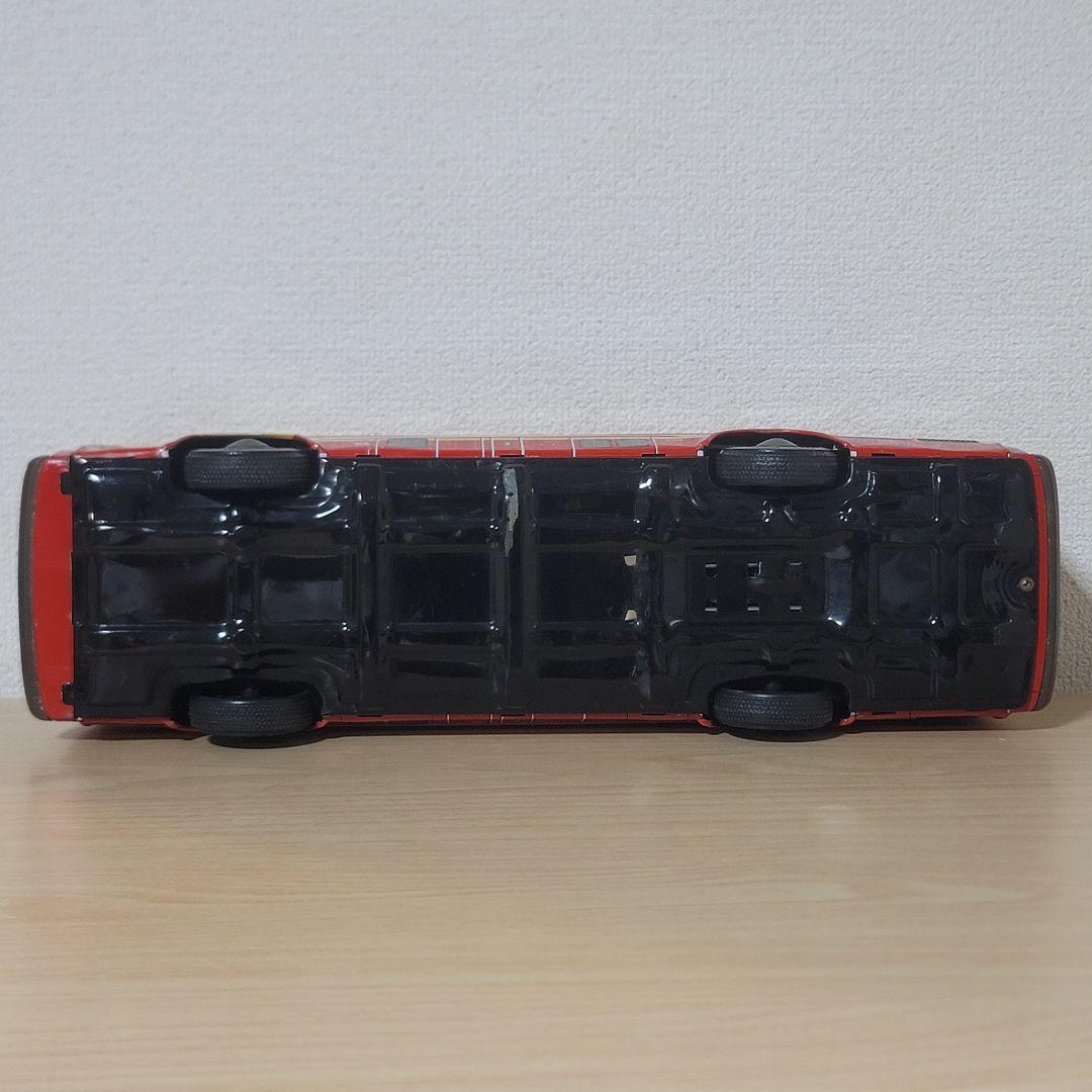 21時迄価格 昭和レトロ PMA製 ブリキ はとバス 40cm