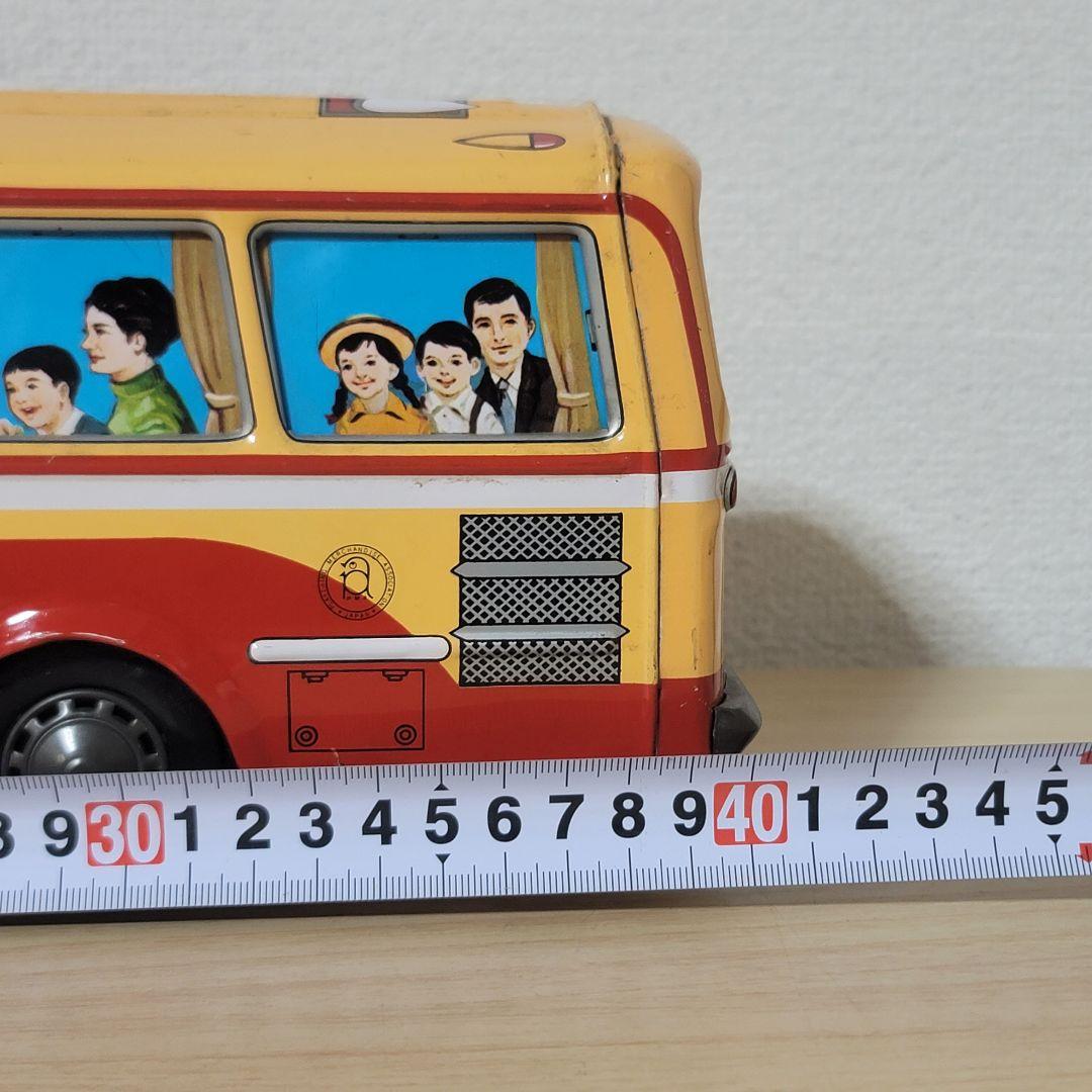 21時迄価格 昭和レトロ PMA製 ブリキ はとバス 40cm