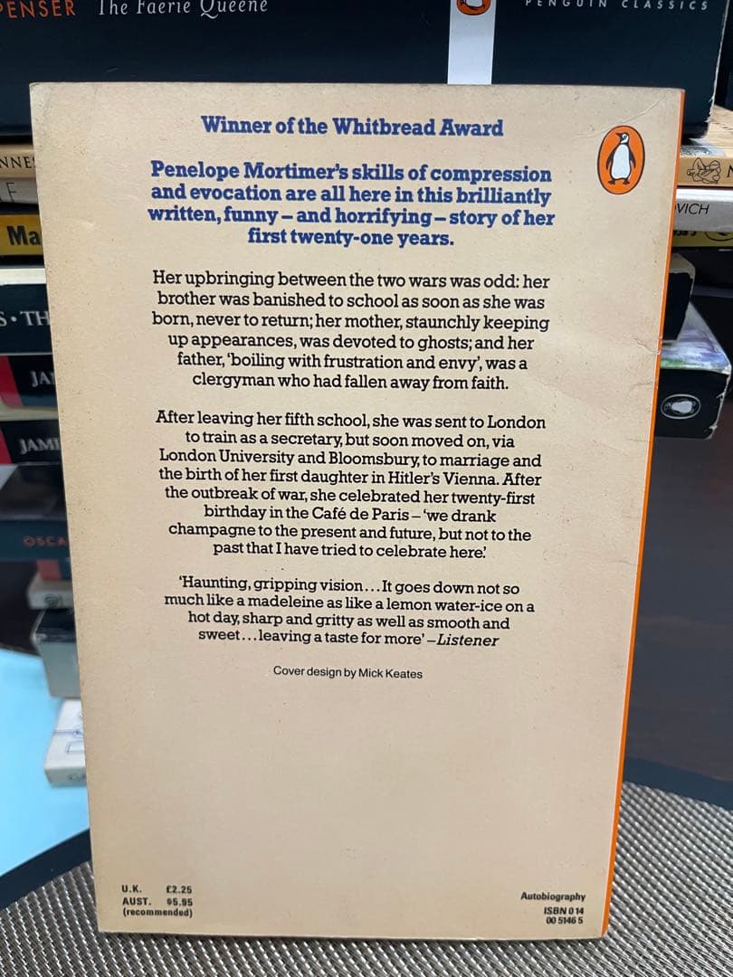 希少　About Time Penelope Mortimer