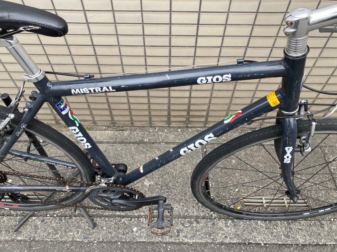 GIOS MISTRAL ジオス ミストラル グレー 520mm ヘッドライト付