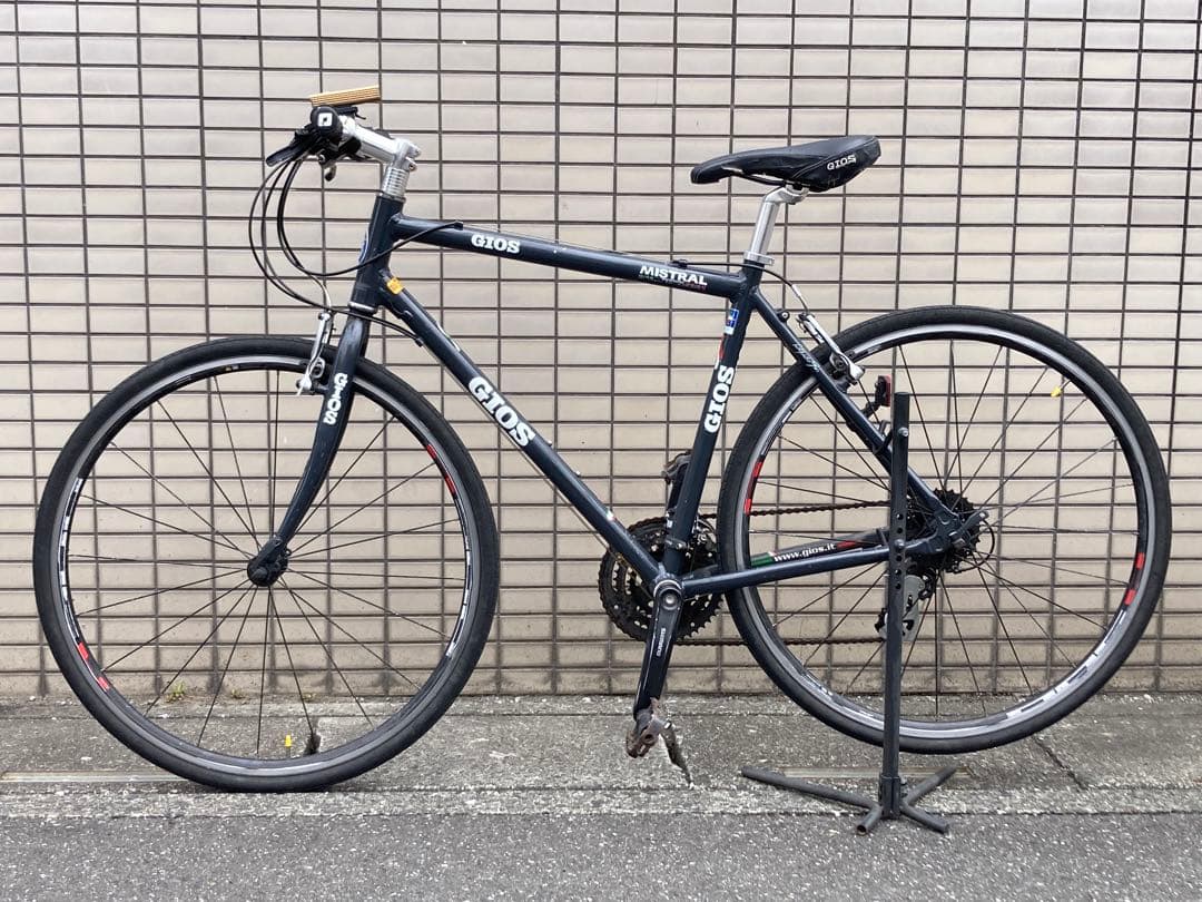 GIOS MISTRAL ジオス ミストラル グレー 520mm ヘッドライト付