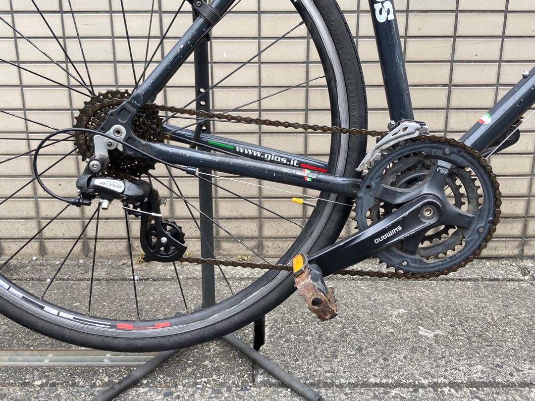 GIOS MISTRAL ジオス ミストラル グレー 520mm ヘッドライト付