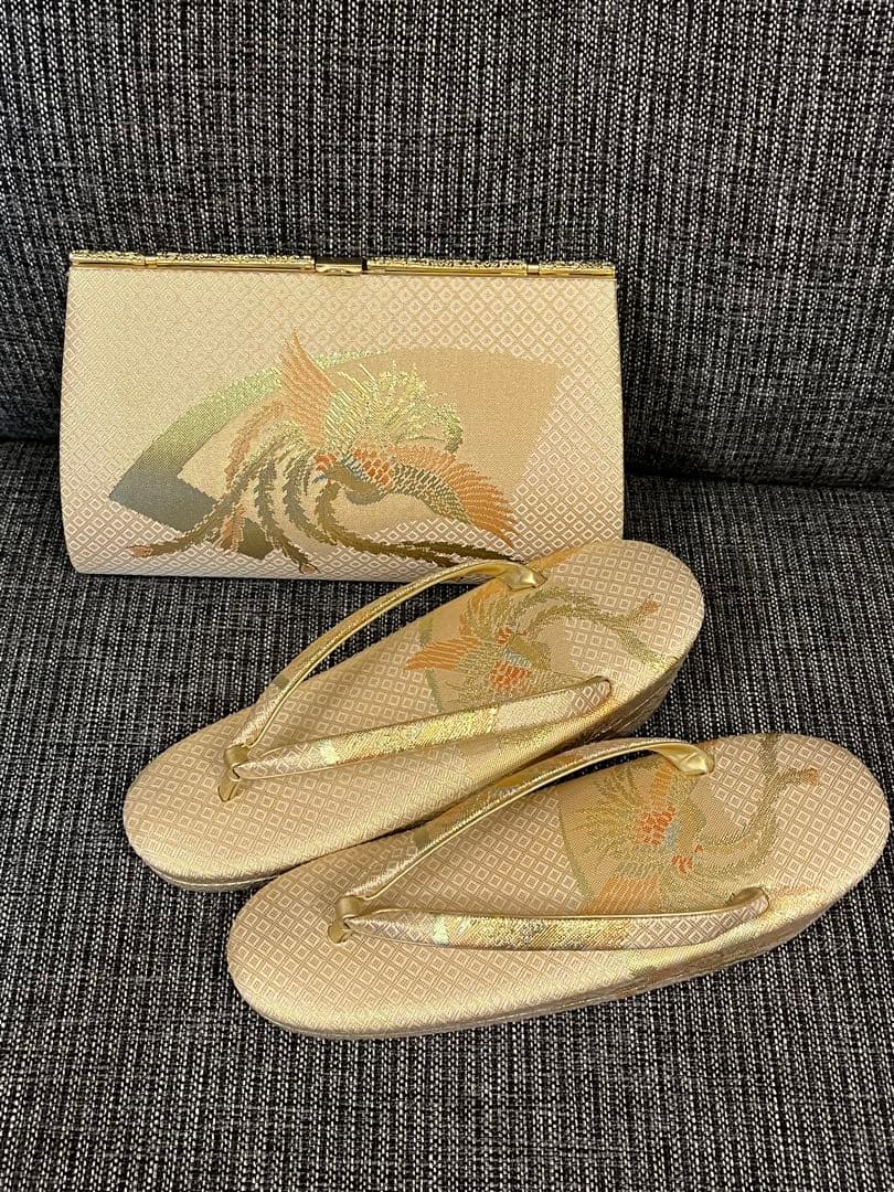 草履バックセット　鳳凰
