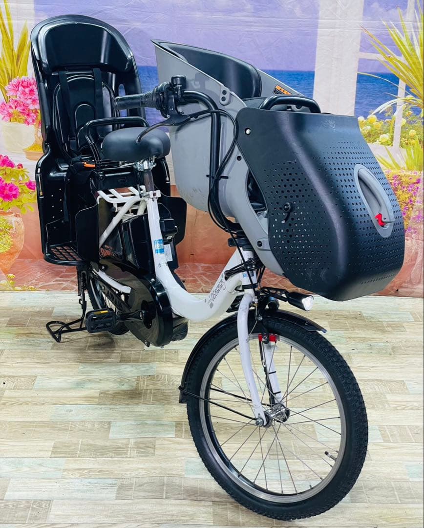 パスキス15AH！⭐️激レアモデル！ヤマハ子供乗せ電動アシスト自転車Y3532