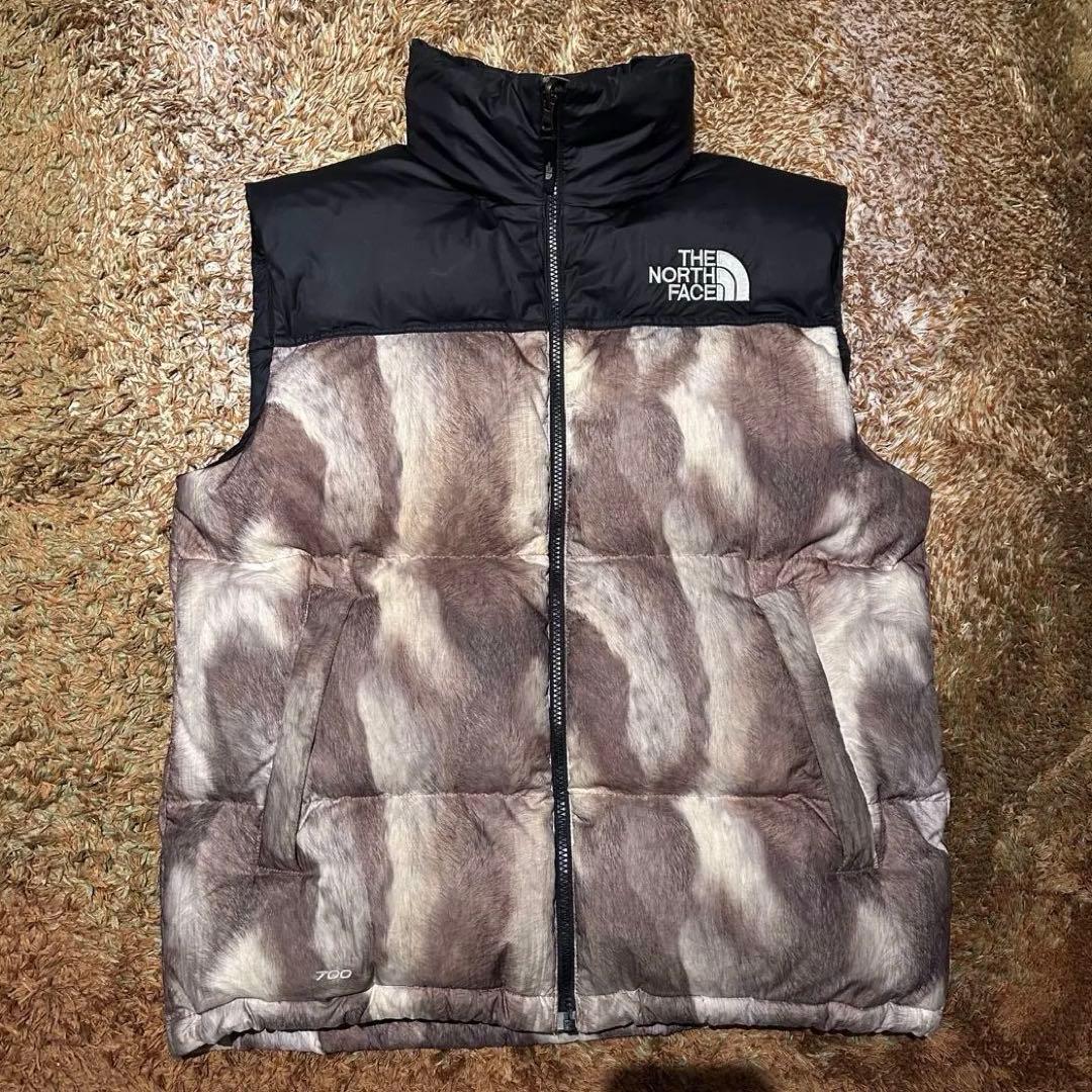 supreme × THE NORTH FACE 13aw ヌプシダウンベスト