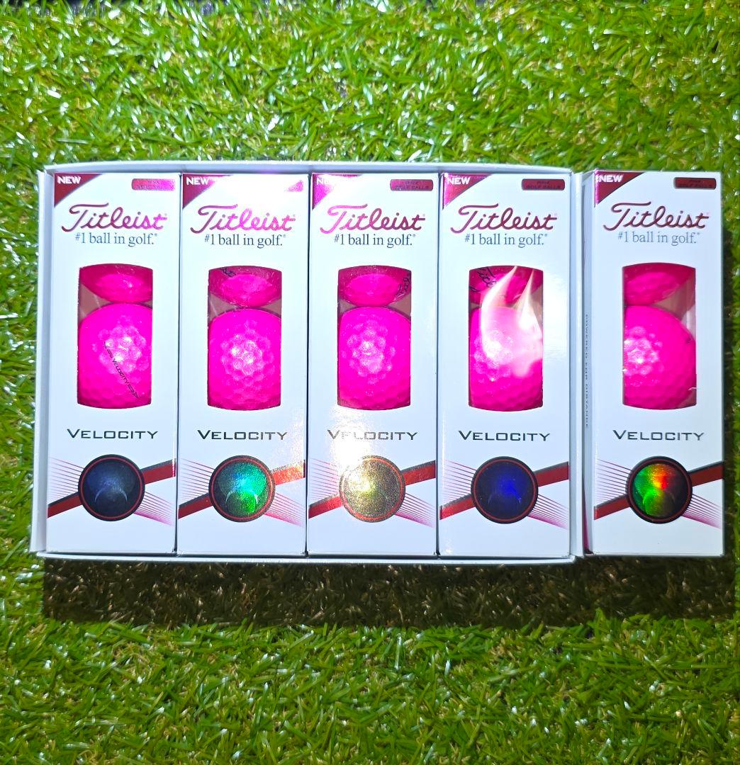 Titleist 【VELOCITY 】 希少ピンク 15球 新品