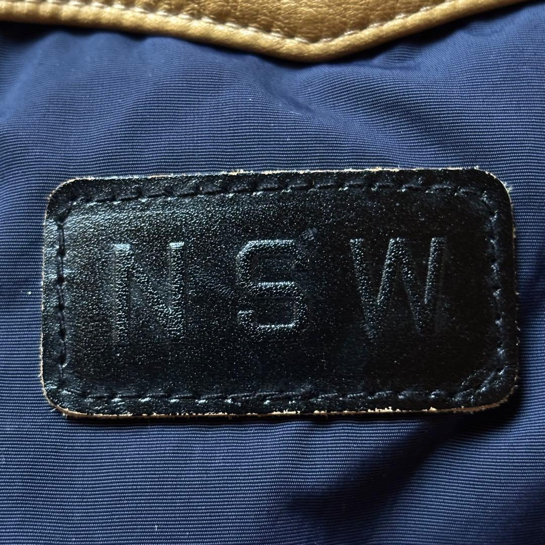 【2010年製】 ナイキスポーツウェア カウレザーダウンベスト バイカラー S