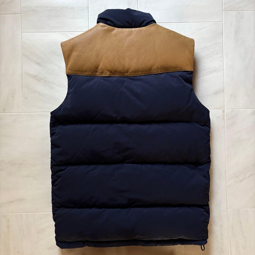 【2010年製】 ナイキスポーツウェア カウレザーダウンベスト バイカラー S