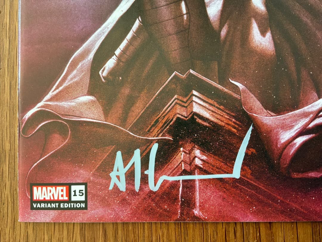 Moon Knight 15 サイン入りAdi Granov表紙 アメコミリーフ