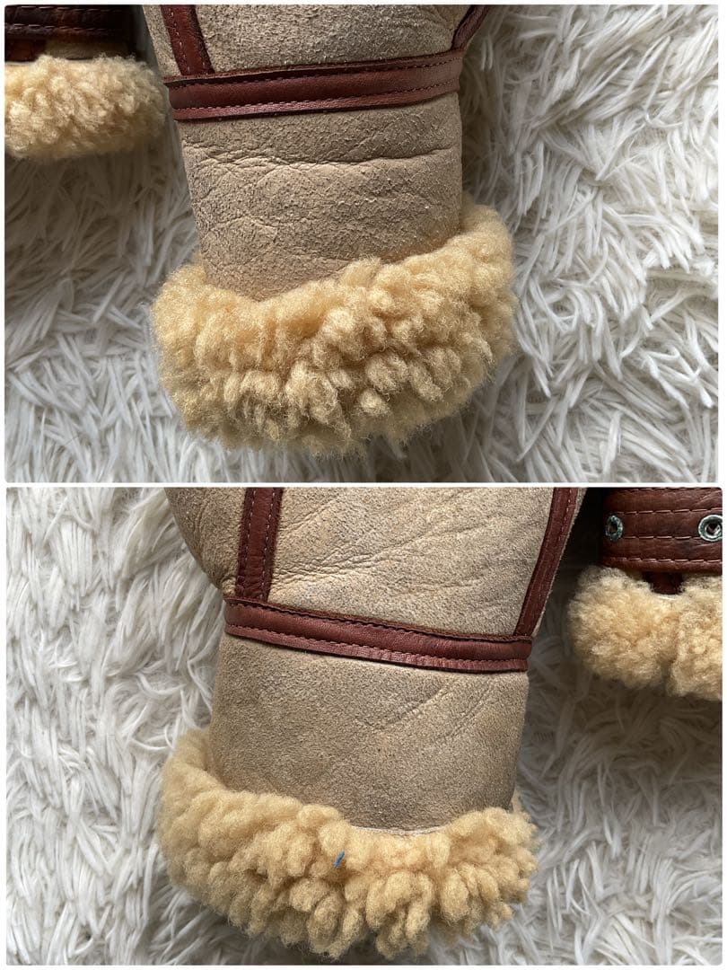 希少✨90's AVIREX B-3 リアルムートン　シープスキン　38 レザー