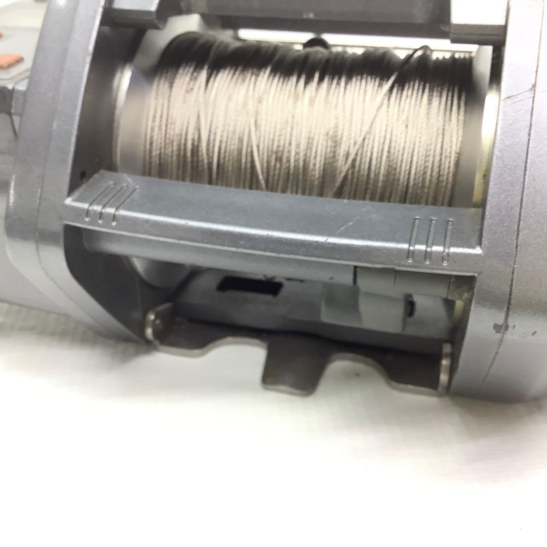 Daiwa 棚COM SSー80 電動リール 動作品 ワイヤー巻いてあります。