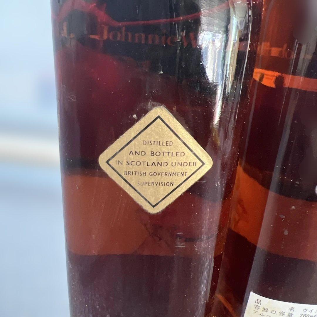 Y*K様 未開封　ジョニーウォーカー ブラックラベル 金キャップ 白紋章 古酒