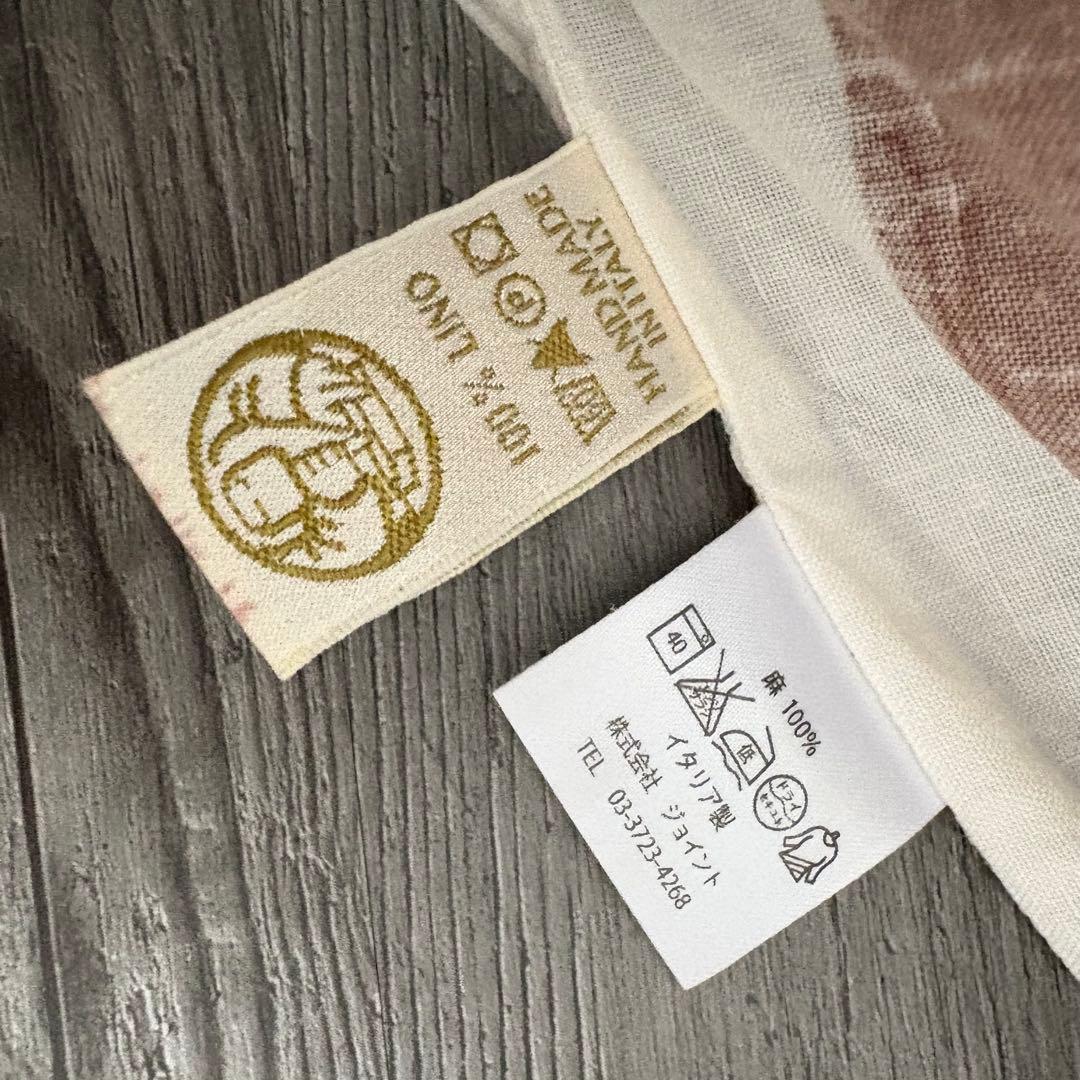 【Lino e Lina】 リーノエリーナ ベルトッツィ フルエプロン ブラウン