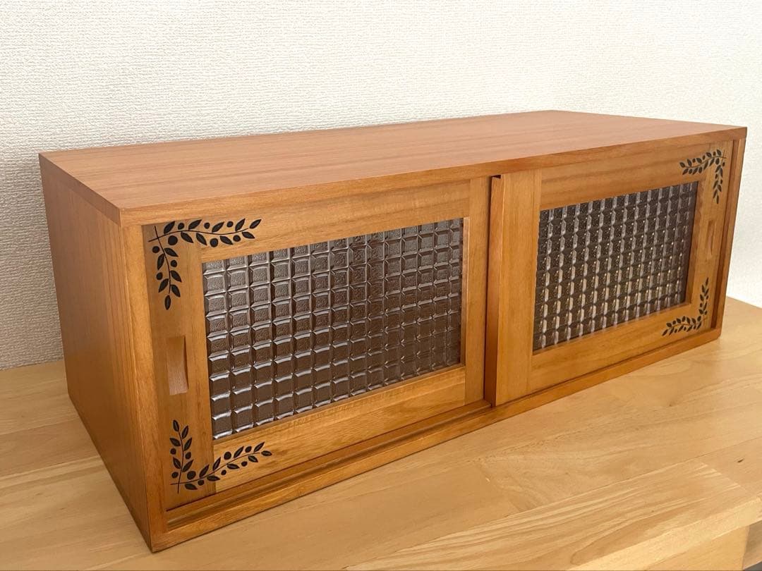 【美品】卓上カップボード　カウンター上収納　食器棚