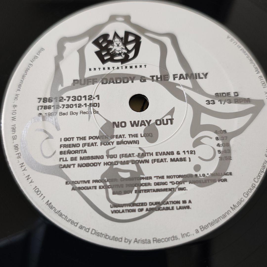 Puff Daddy & The Family No Way Out 2枚組LP