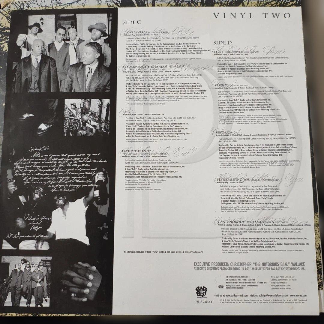 Puff Daddy & The Family No Way Out 2枚組LP