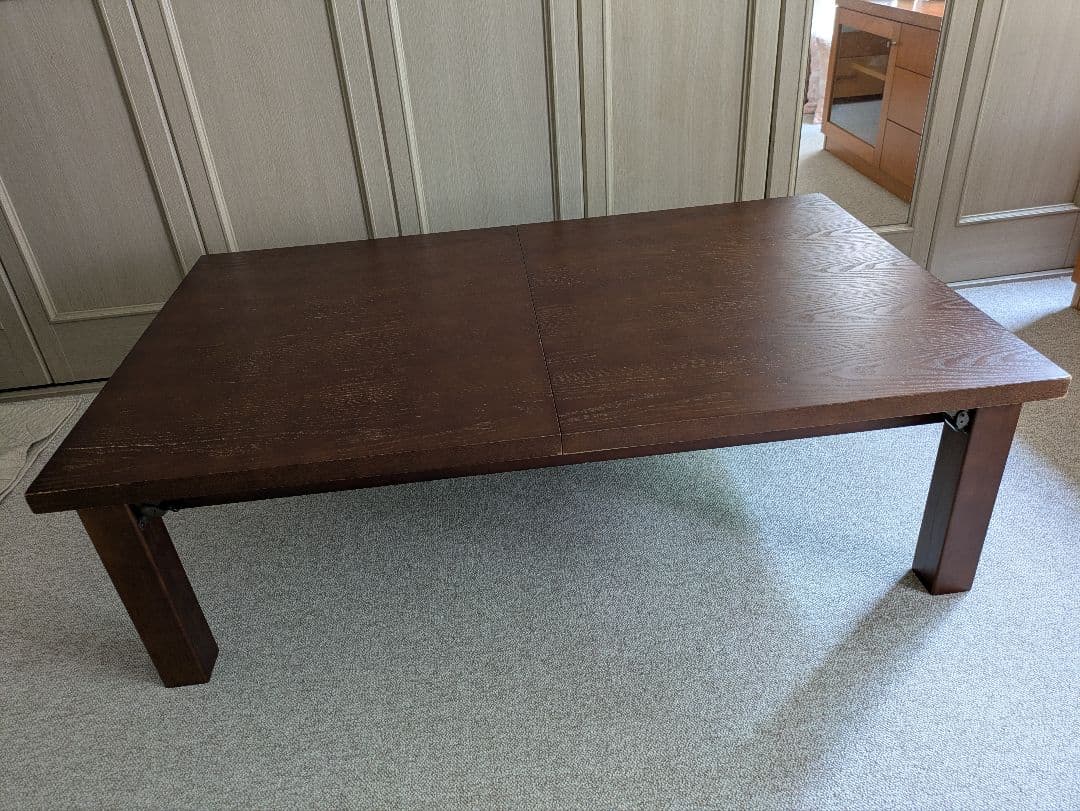 リビングローテーブル【伸縮式】