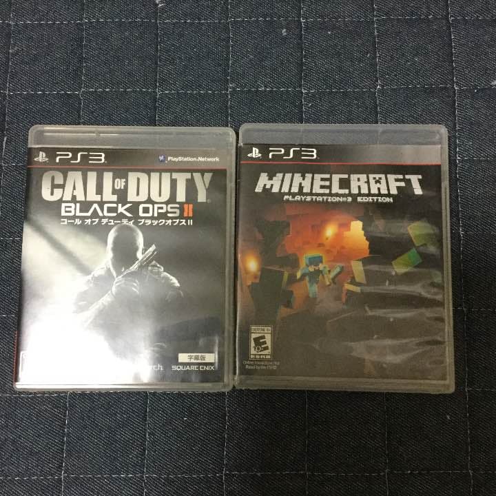 ps3本体とコントローラー1個とソフト2個