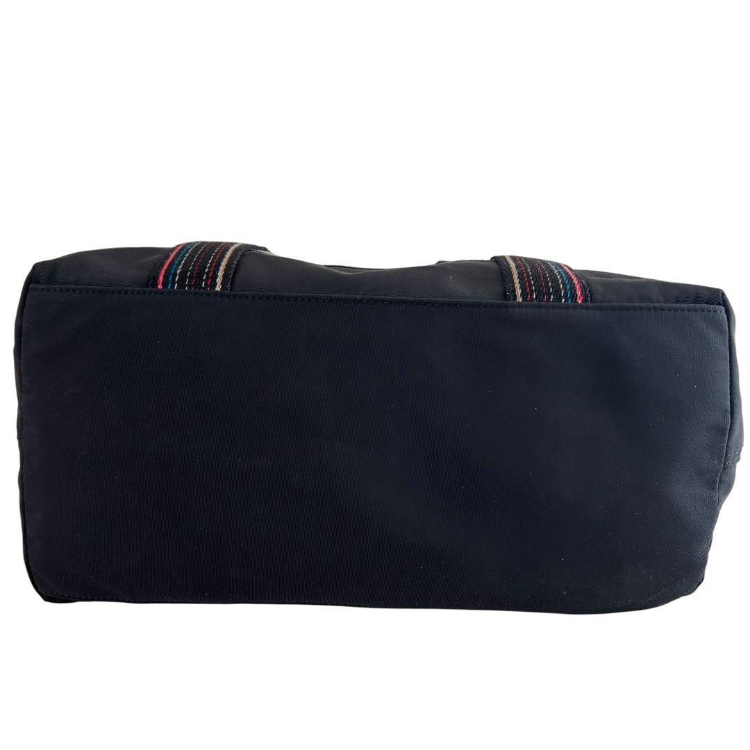 【美品】 ポールスミス マルチストライプ トートバッグ A4 肩掛け ビジネス