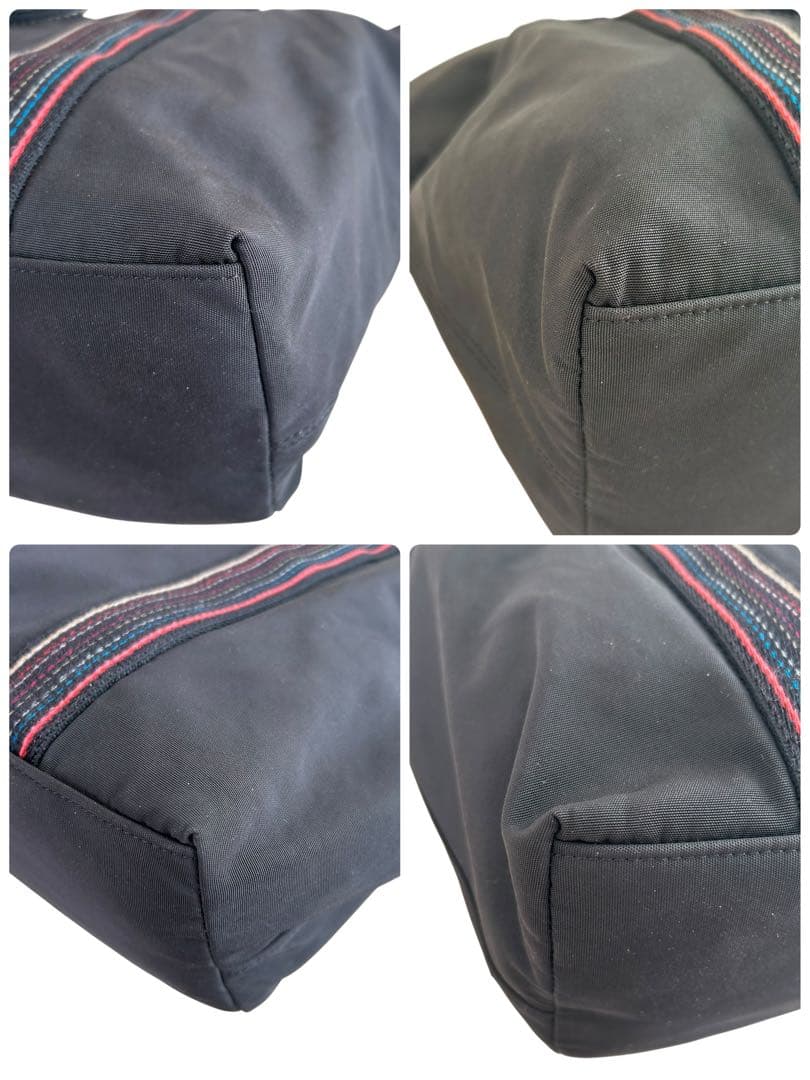 【美品】 ポールスミス マルチストライプ トートバッグ A4 肩掛け ビジネス