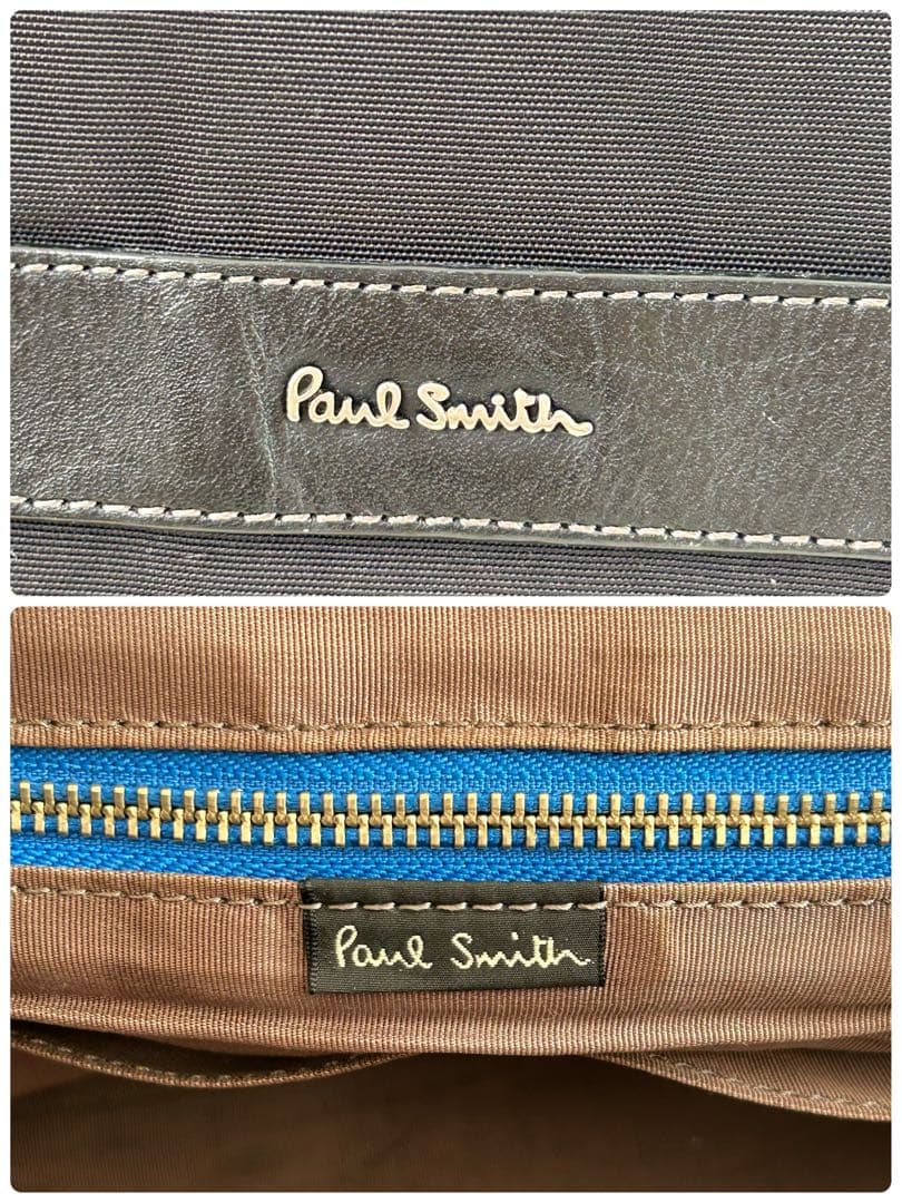 【美品】 ポールスミス マルチストライプ トートバッグ A4 肩掛け ビジネス