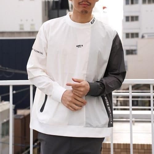 [サンプルSALE /D382 ] LUXE/R ナイロン布帛プルオーバー