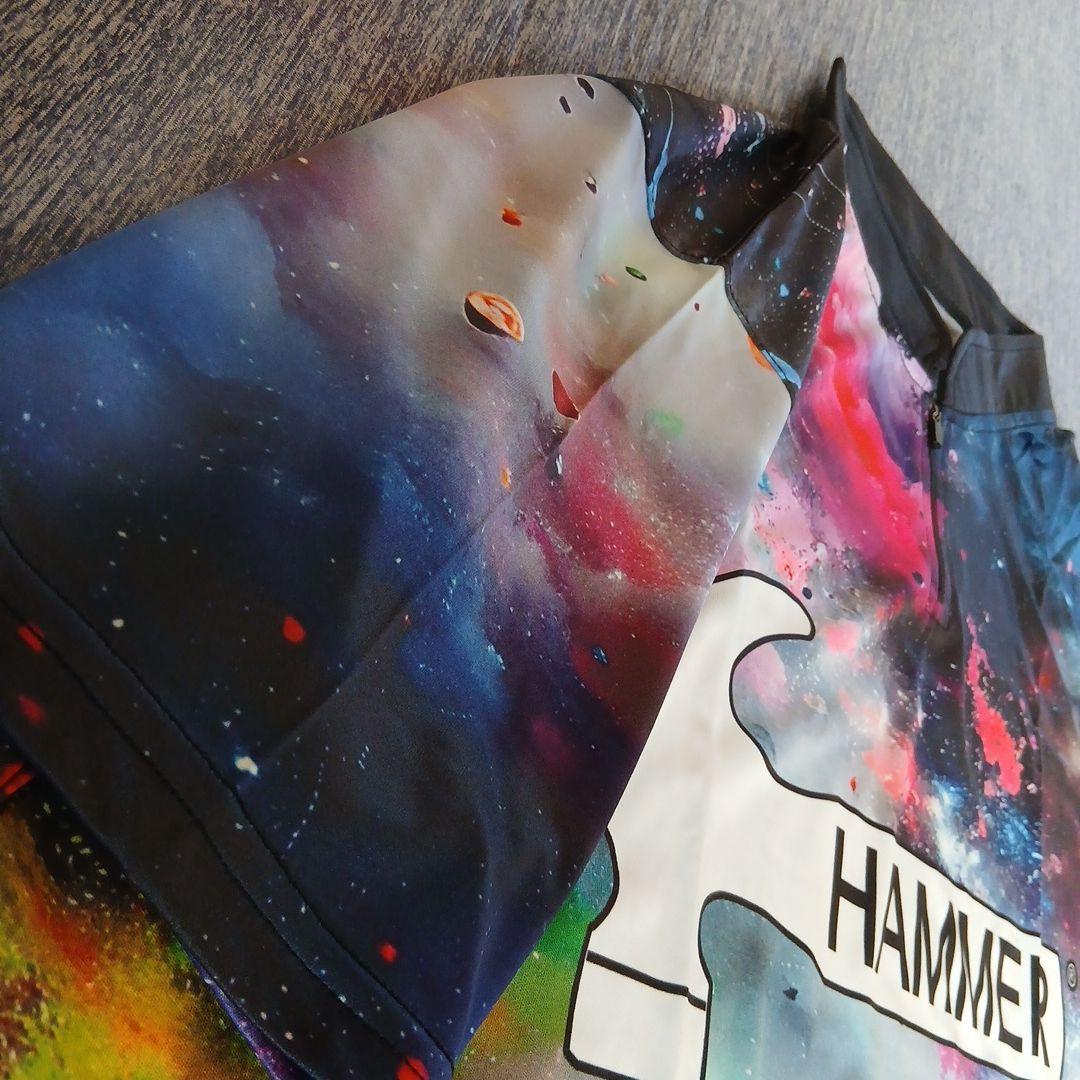 ✨新品✨ハンマー　【2XL】　宇宙　カラフル　大きいサイズ　ボウリングウェア