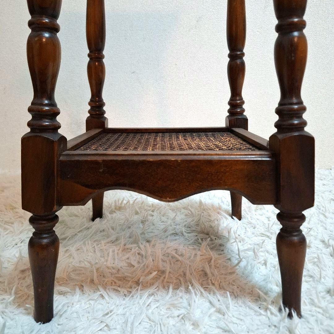 karimoku カリモク アンティークコロニアル 電話台 飾り棚 花台