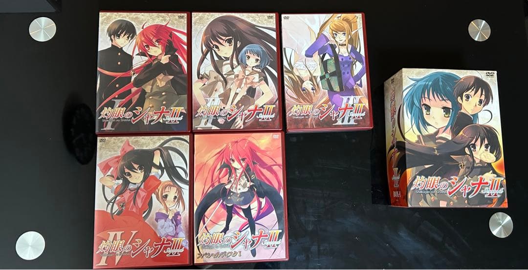 灼眼のシャナ　Ⅰ+Ⅱ+Ⅲ 全巻セット　DVD (Ⅲの4〜8巻のみBlu-ray)