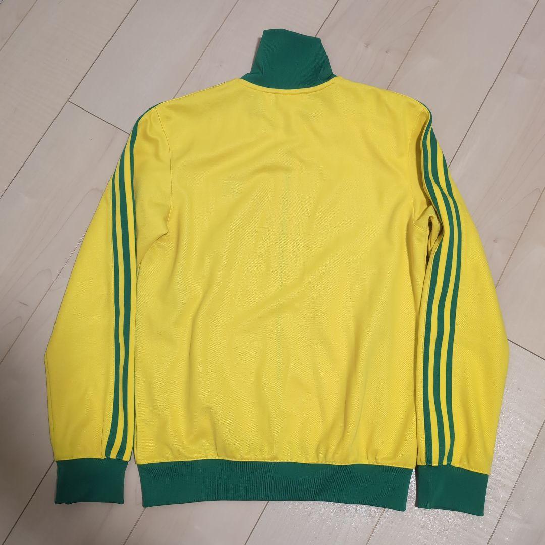 adidas トラックジャケット L イエロー/グリーンブラジルカラー
