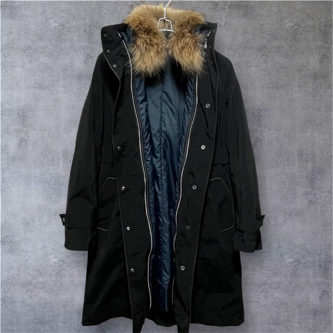 【SCAPA】スキャパ　レディースコート　ライナー付　ミドル丈　サイズ38