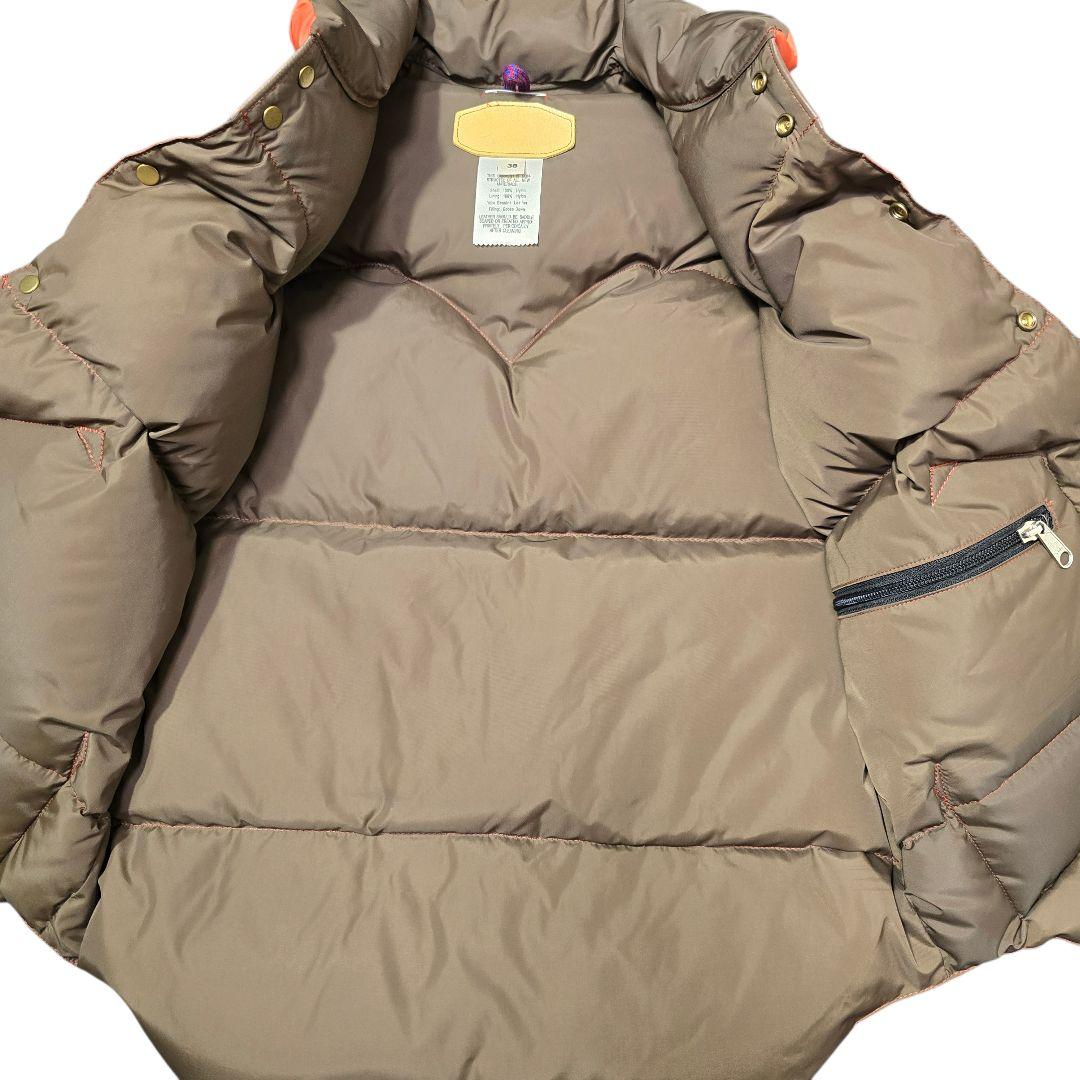 ロッキーマウンテンフェザーベッド ウエアハウス ダウンベスト 馬革 38