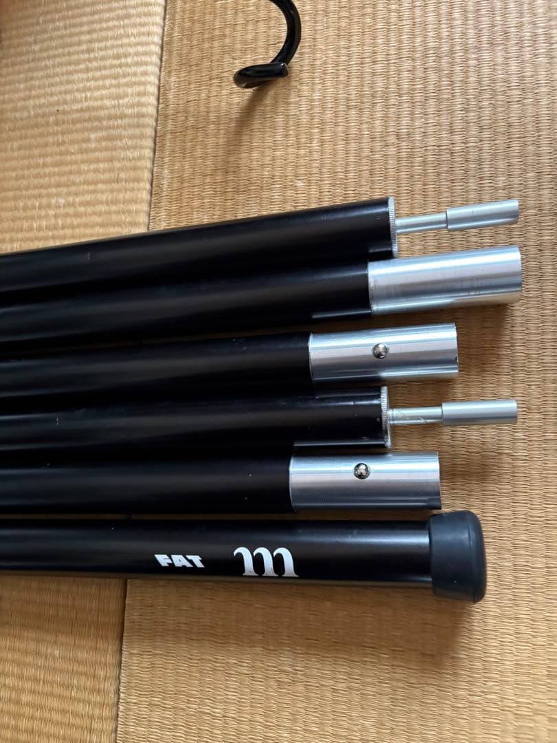 muraco ムラコ ノースポール FAT 210 2本セット タープ ポール