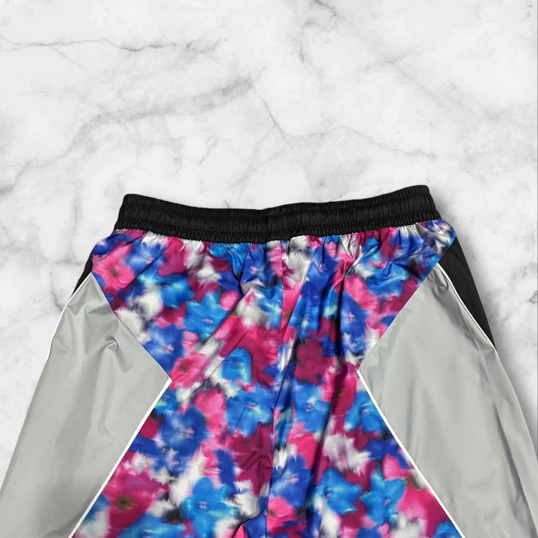 新品 アディダス ステラマッカートニー トラックパンツ ナイロン 花柄 XL