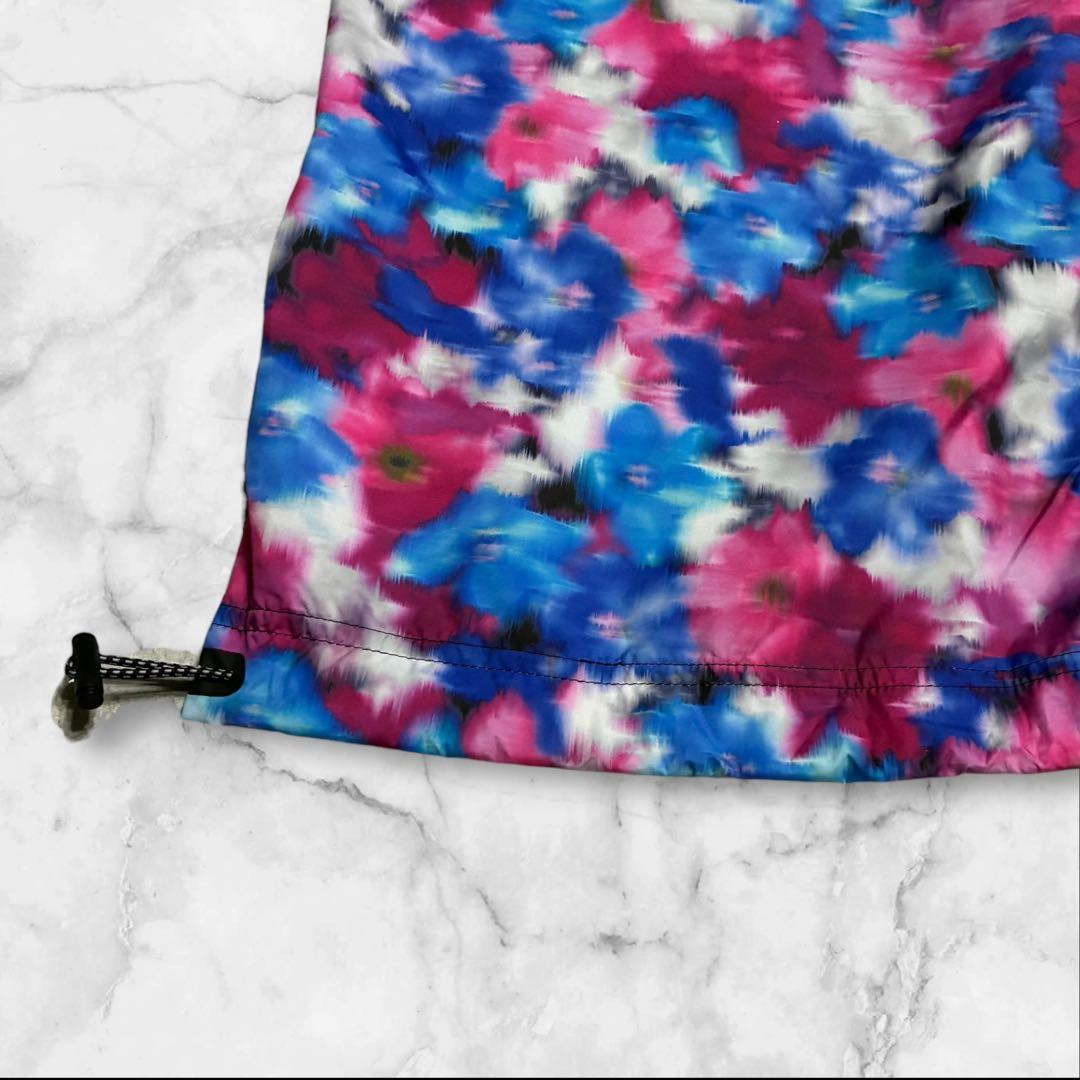 新品 アディダス ステラマッカートニー トラックパンツ ナイロン 花柄 XL