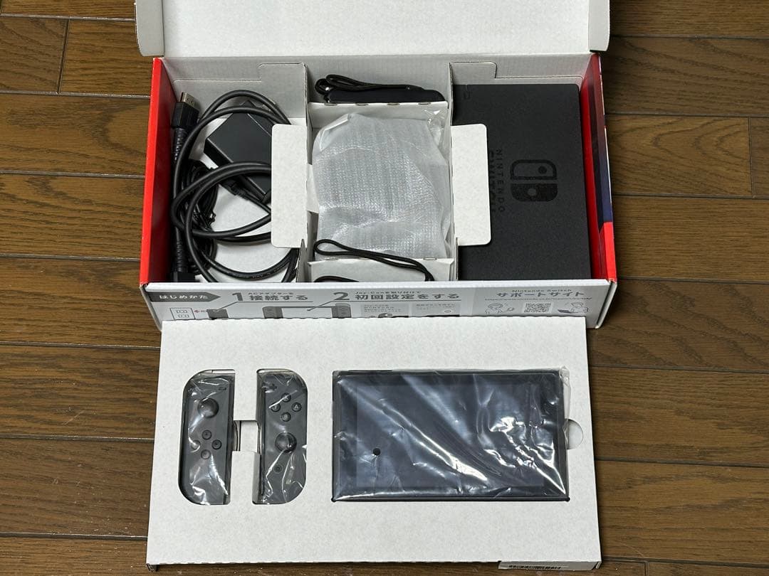 Nintendo Switch 本体 グレー Joy-Con・SDカード付き