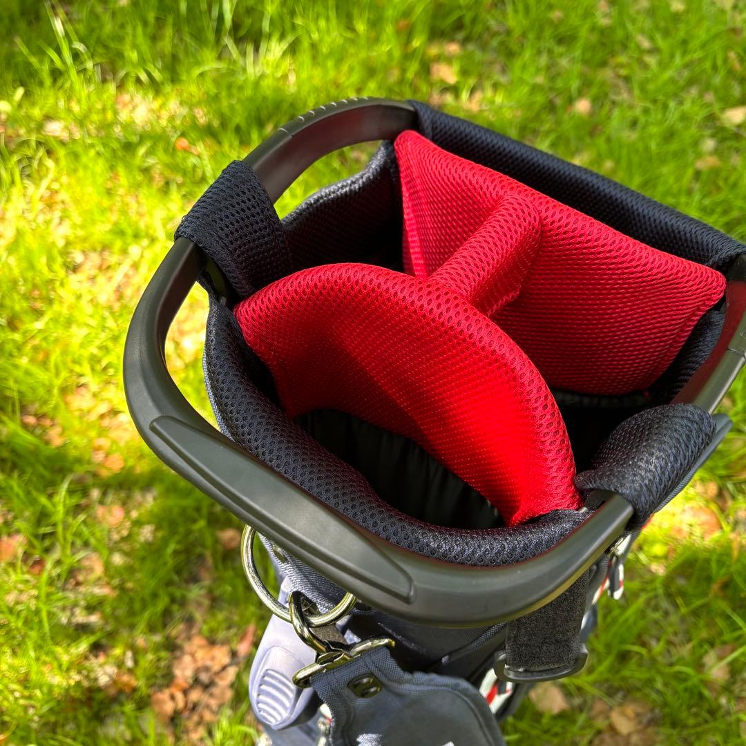 ビームス【BEAMS】スタンド式キャディーバッグ 《ネイビー色》