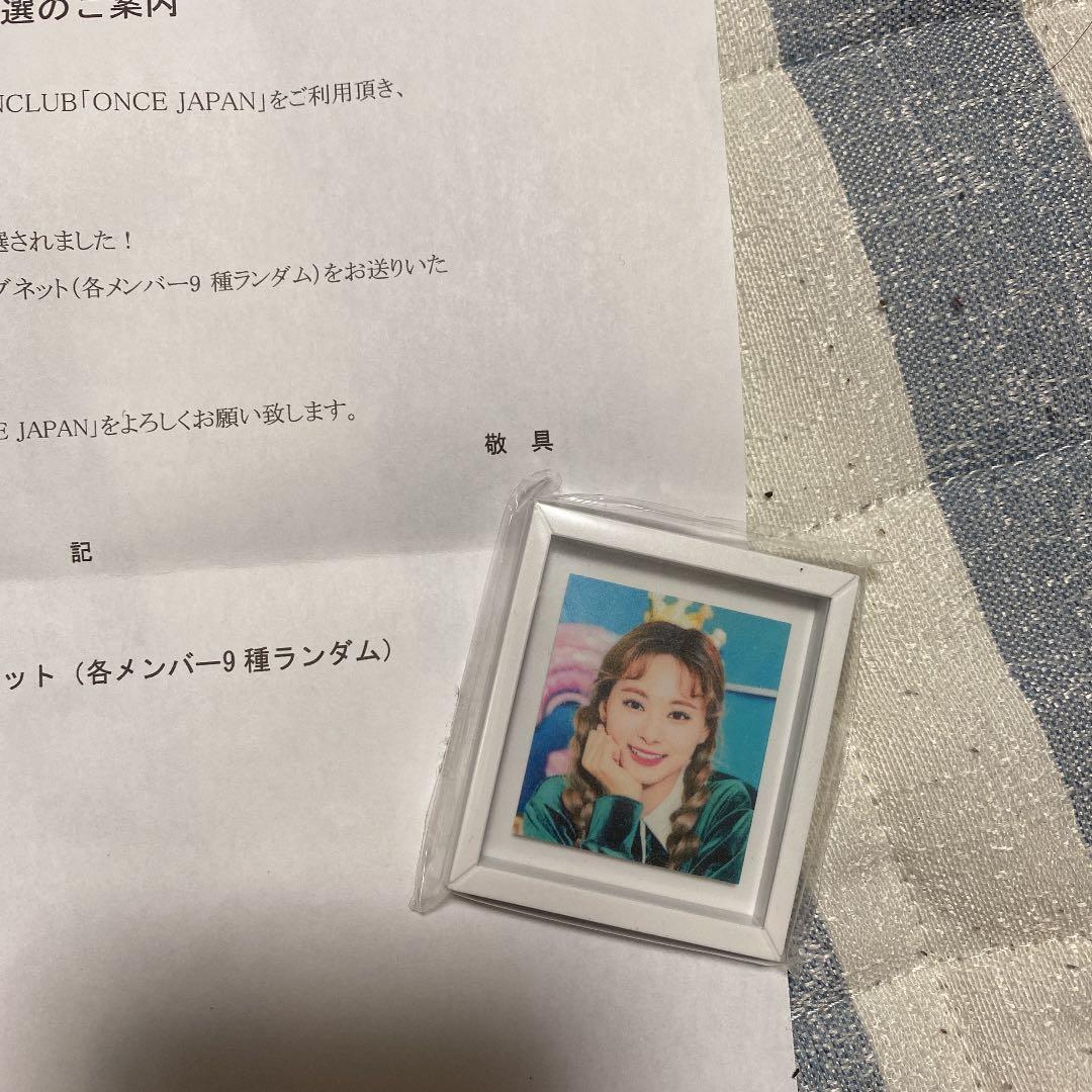 TWICE ツウィ　肖像入りフレームマグネット