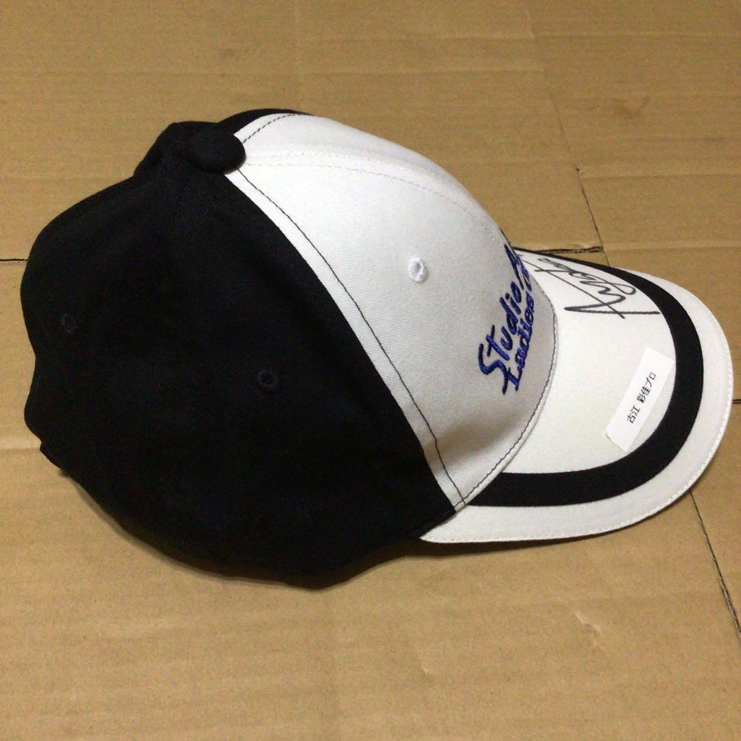古江彩佳 直筆サイン入りキャップ　美品　スタジオアリス 女子オープン　ゴルフ