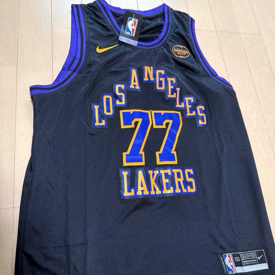 【NBA】レイカーズ ルカドンチッチ 背番号77番 バスケユニフォーム
