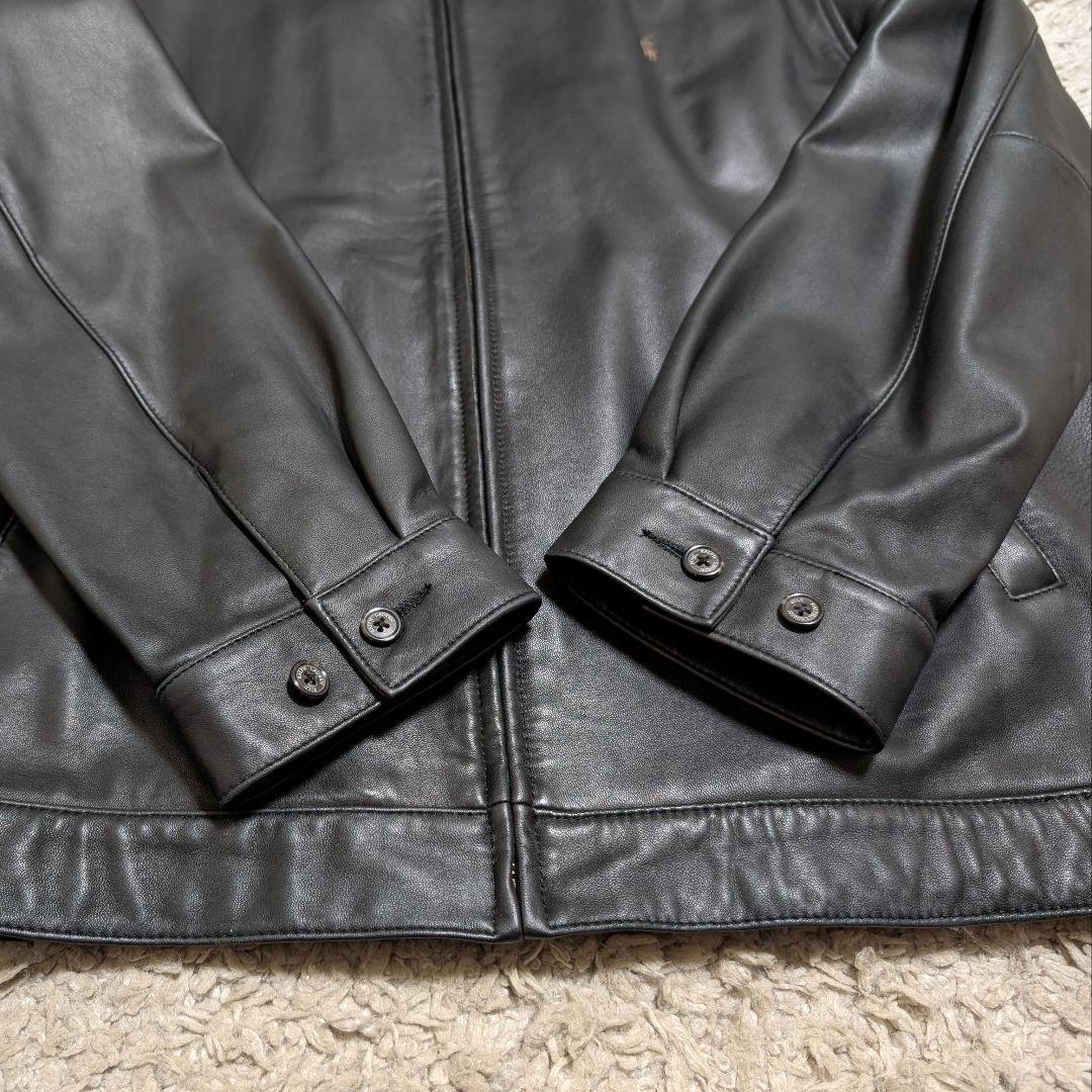 POLO by Ralph Lauren レザージャケット 羊革 黒 XL